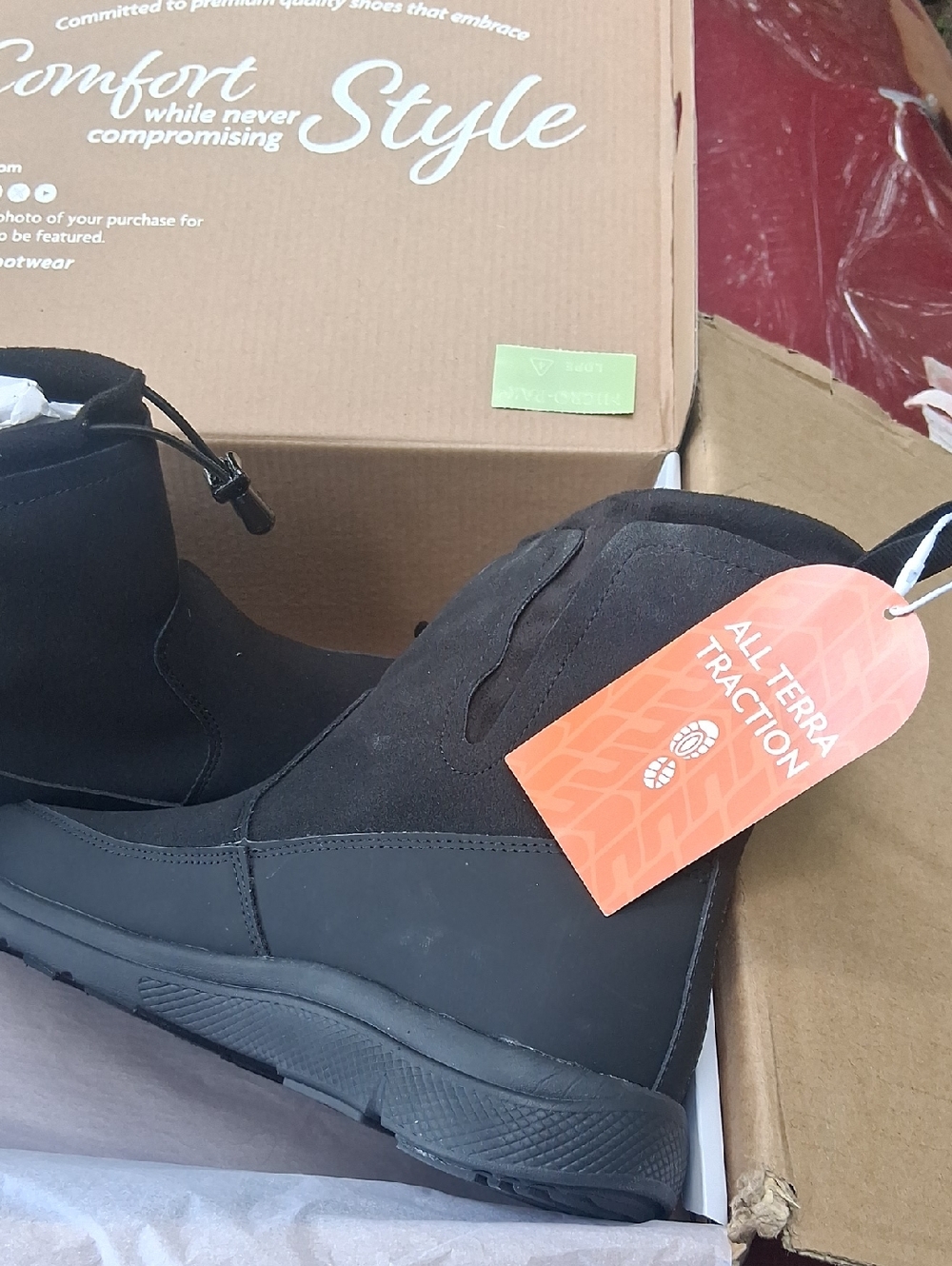 New With Box Jambu Black Soft-Touch Pull On Toggle Midi Boots SIZE 9 - Picture 8 of 8